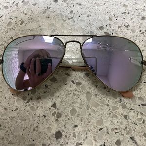 Lilac Ray Bans